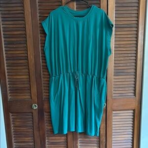 A New Day Teal V-Neck dress